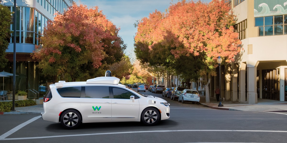 Waymo Self Driving Minivan