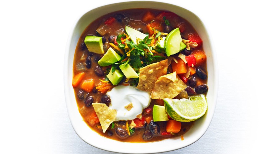 Sweet Potato and Black Bean Chili