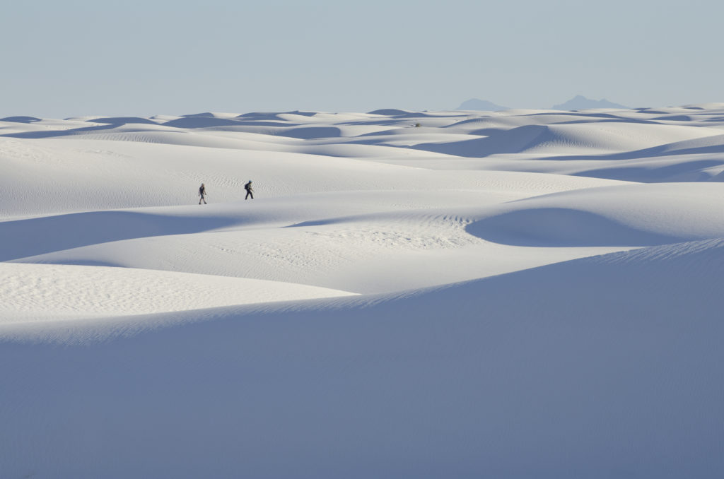 White Sands National Park Hikers