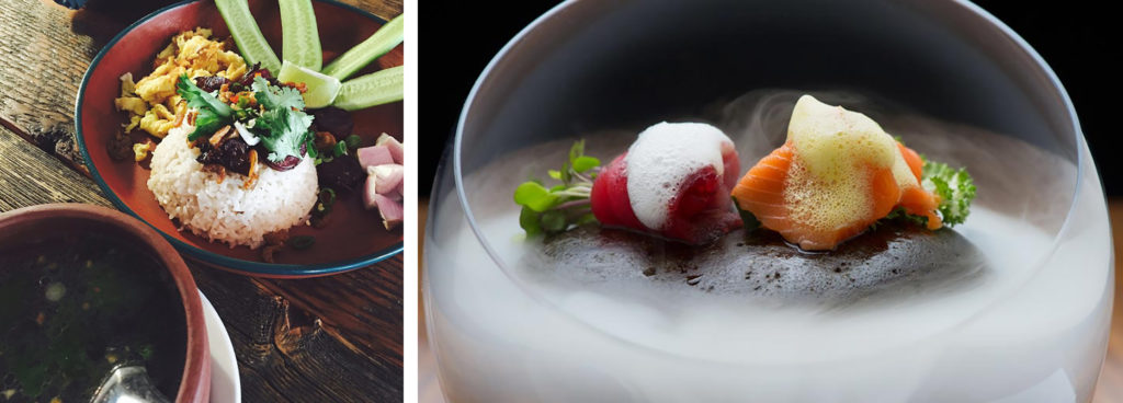 Wild Rose, 5 Fusion and Sushi Bar Oregon restaurant food close-ups