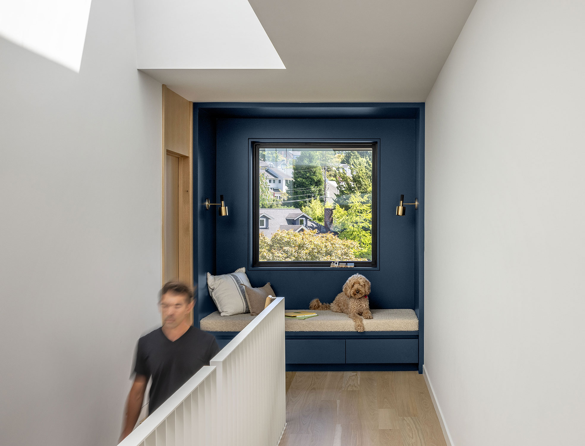 Window Seat in Seattle House by Analog Architecture and Design