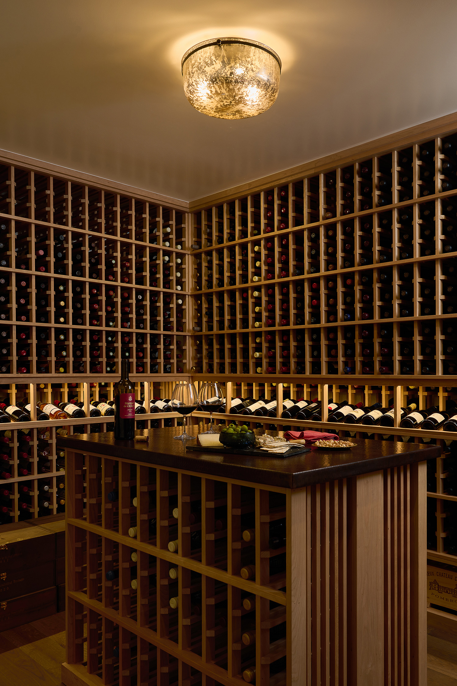 Wine Cellar in Garage by Kerry Green