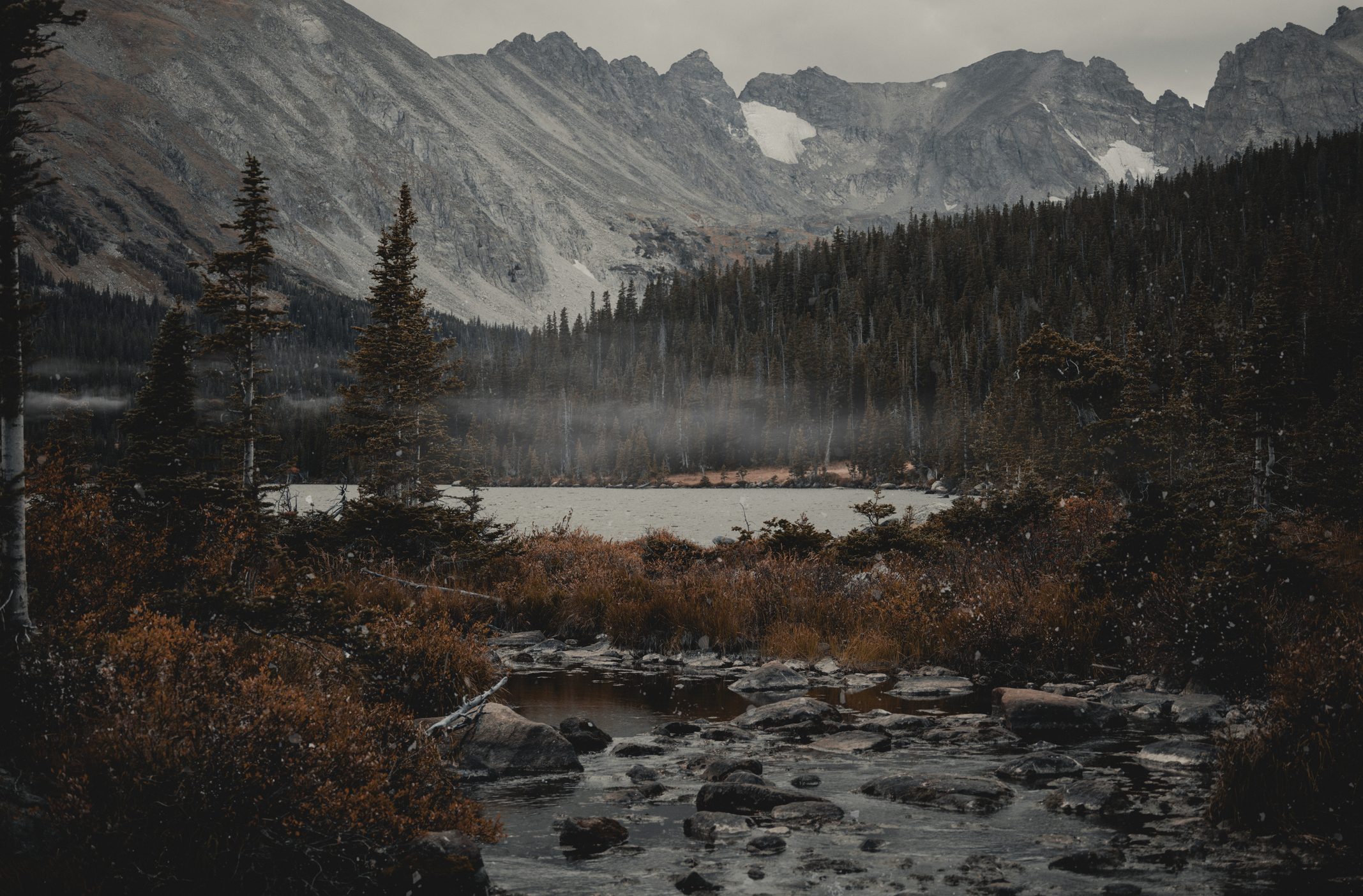Storms Approaching Lake Isabelle near Brainard Lake