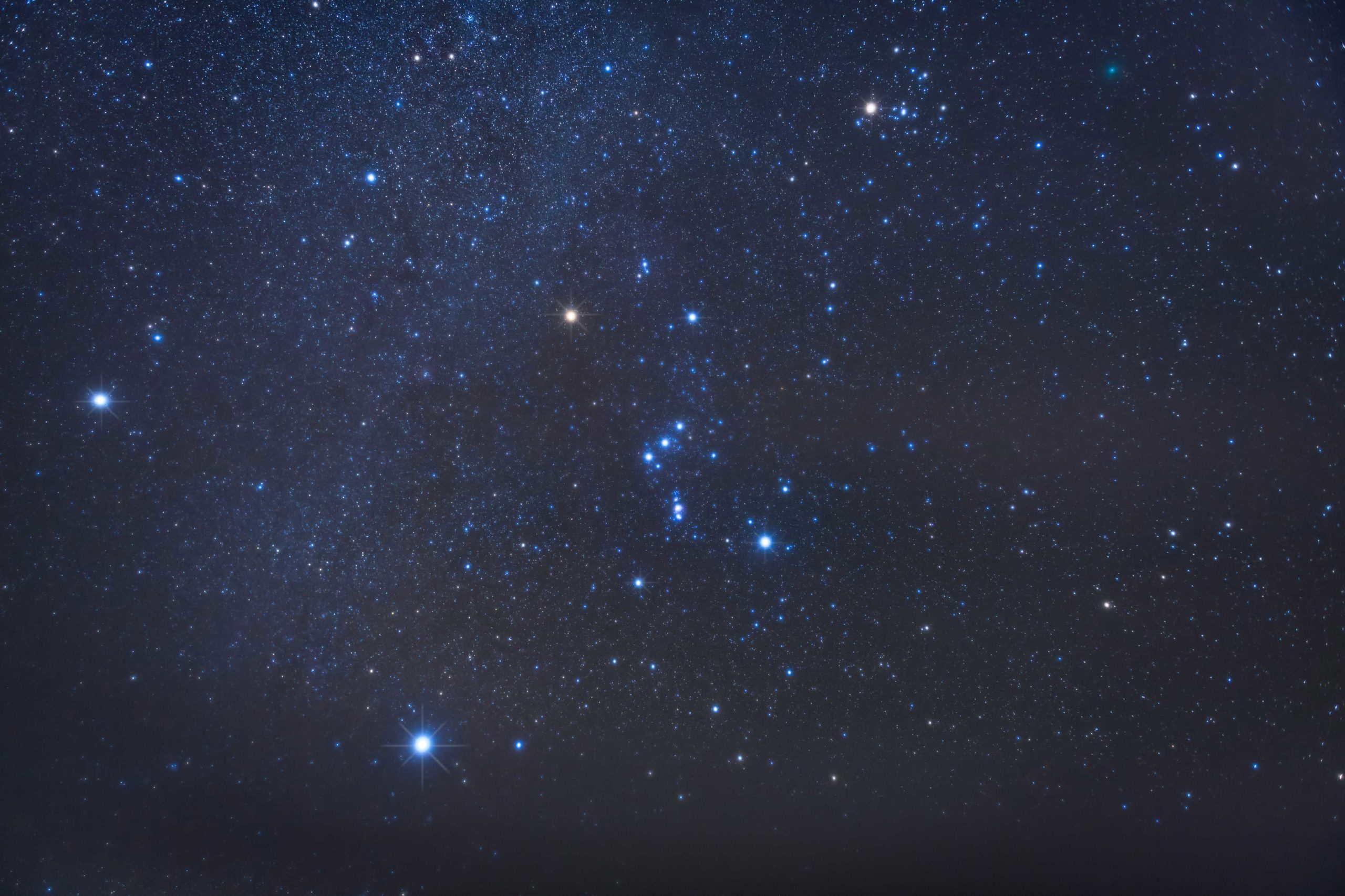 Orion and Sirius