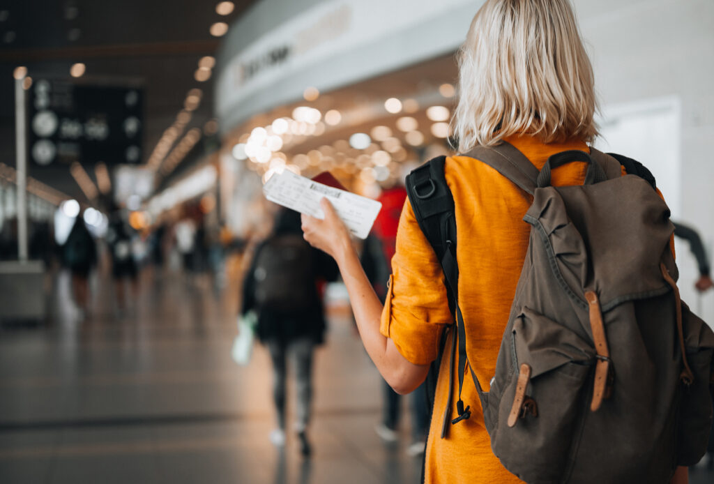 Woman at Airport