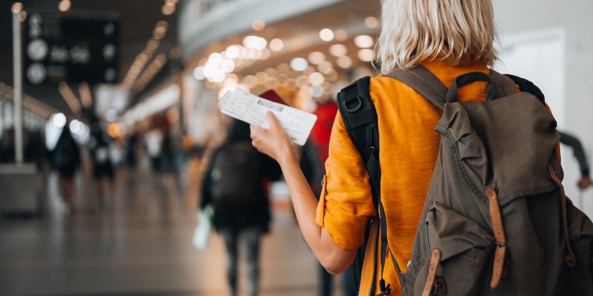 Woman at Airport