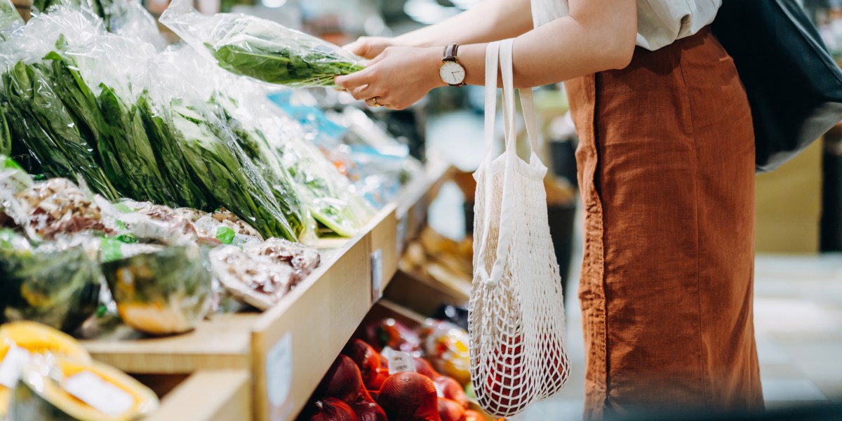 Woman Grocery Shopping