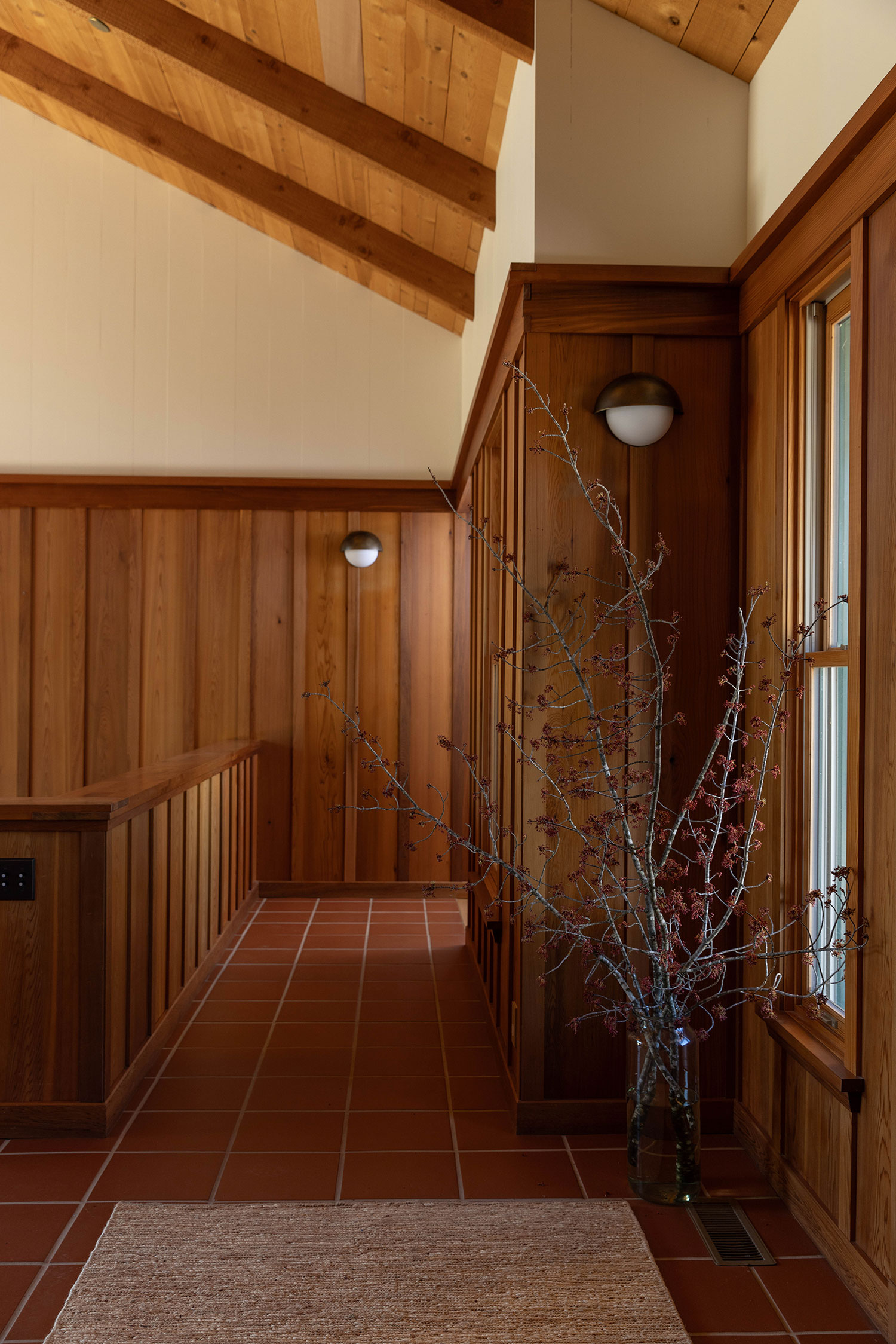 Woodwork in West Marin House by Decorotation