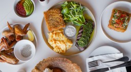 Yang's Kitchen Food Dishes Overhead