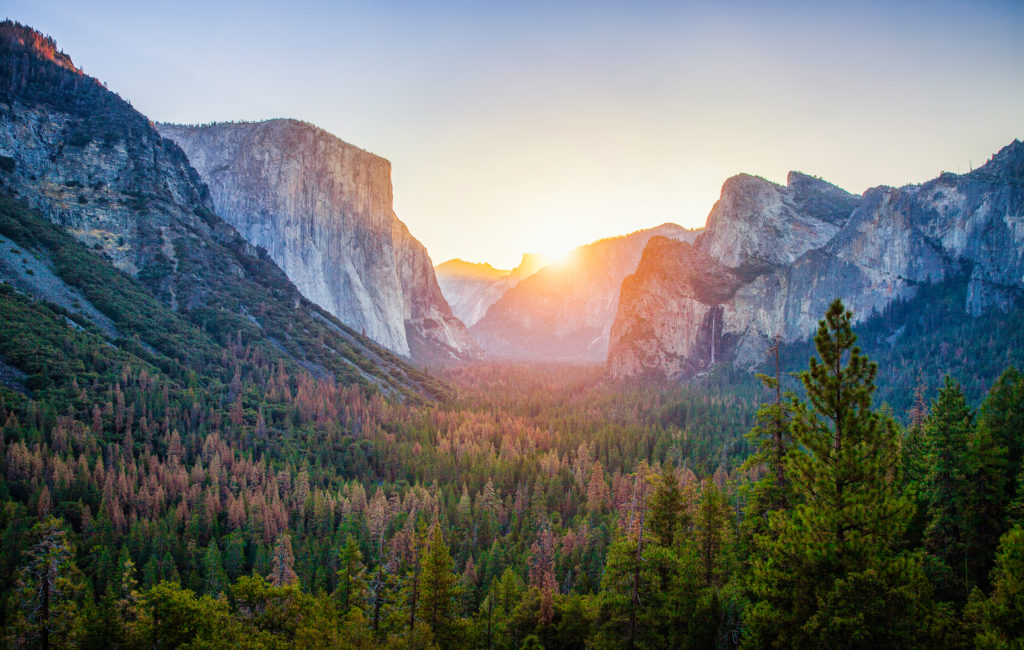 Yosemite National Park at Sunrise